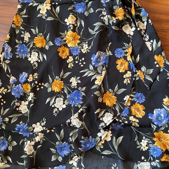 Xhilaration Black Floral Mini Summer Dress size Large NWOT - Picture 9 of 9